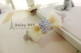以花為名，以蝶為飾 探秘Daisy手工韓版甜美發飾品的清新魅力